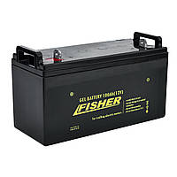 Гелевый аккумулятор для лодочных моторов 100 Ah Fisher 12 V