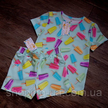 Комплект футболки та шорти морозиво Five Stars KD0455-HD0474-110p, фото 2