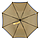 Дитяча яскрава парасоля-тростина від Toprain, 6-12 років, бежевий, Toprain0039-8, фото 3