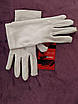 Сексуальні жіночі рукавички коротенькі білі S/L EASY LIFE, фото 2