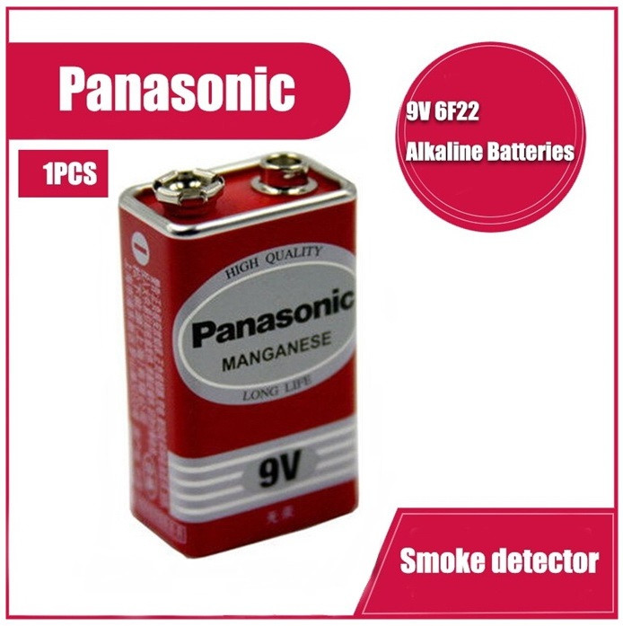 Сольова Батарейка PANASONIC Carbon 6F22 9V Крона, Оригінал