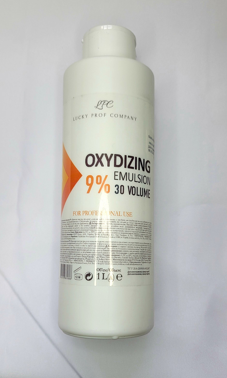 Окислительная эмульсия LPC, 1л, окислитель, oxidizing emulsion lucky prof company, окислитель 9% - фото 1 - id-p1096002117