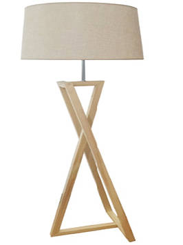 Сучасний торшер, дерево 0207-WW FL