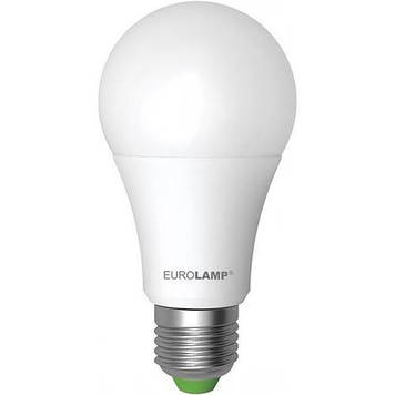 Світлодіодна Лампочка LED Eurolamp A60 потужність 12 Вт біла набір 1 штука економка 4000K лампа для