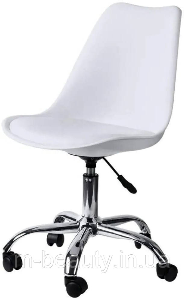 Стілець для косметолога стільці майстра зі спинкою стілець майстра манікюру крісла манікюрні для салону B-142/W, фото 1
