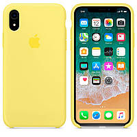 Силиконовый чехол Silicone Case Apple iPhone XR Mellow Yellow (Original)