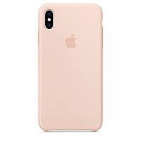 Силиконовый чехол Silicone Case Apple iPhone XS Pink Sand
