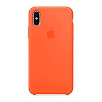 Силиконовый чехол Silicone Case Apple iPhone XS Spicy Orange