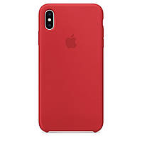 Силиконовый чехол Silicone Case Apple iPhone XS Max Red