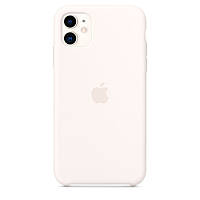 Силиконовый чехол Silicone Case Apple iPhone 11 White