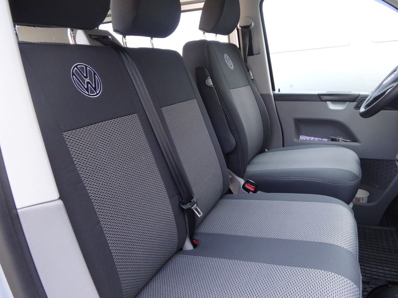 Авточохли Volkswagen T5 (1+2) Transporter Van з 2003 р, фото 1