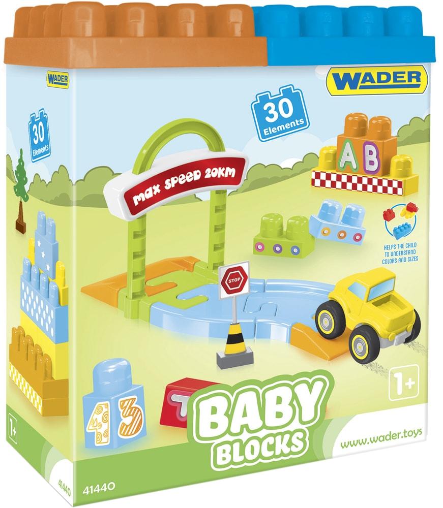 Мій перший кубик Baby Blocks 30 шт коробка 41440