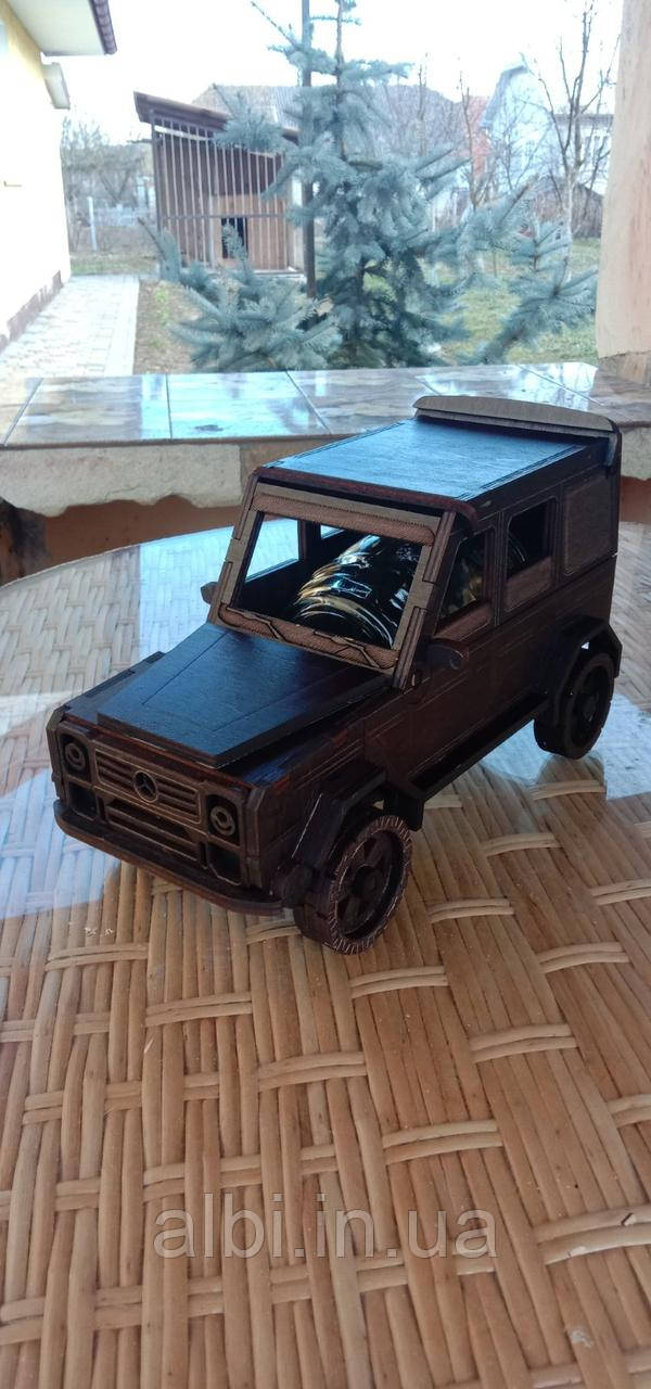 Мінібар Джип Гелендваген з рюмками та бочкою, подарунок на день народження, сувенір
