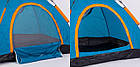 Чотиримісний туристичний намет автомат 2х2 м палатка трансформер, фото 6