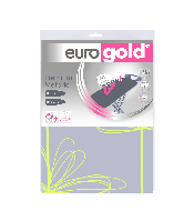 Чехол сменный для гладильной доски Eurogold (Евроголд) Premium Metallic DC34F3M (110х30см, 114х34см)