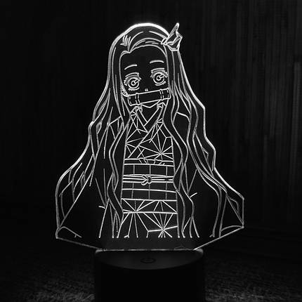 Акриловий світильник-нічник Незуко Камадо 3 білий tty-n001371, фото 1