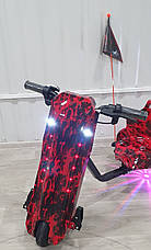 Дріфт Карт Drift-Trike Mini Pro Червоне Полум'я, фото 5