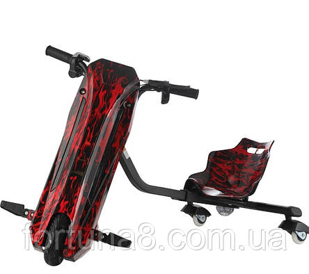 Дріфт Карт Drift-Trike Mini Pro Червоне Полум'я, фото 1
