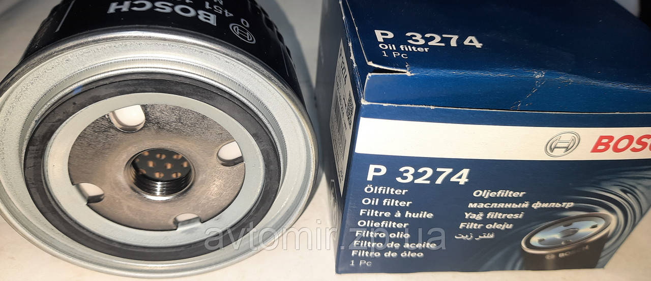 Фільтр оливний Bosch ВАЗ 2108-2115, 2110-2112, Пріора, Калина, Granta оливний (BOSCH), фото 1