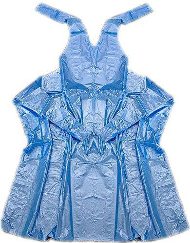 Пеньюары одноразовые Panni Mlada 0.9 х 1.6 м полиэтилен 100 шт синие ...