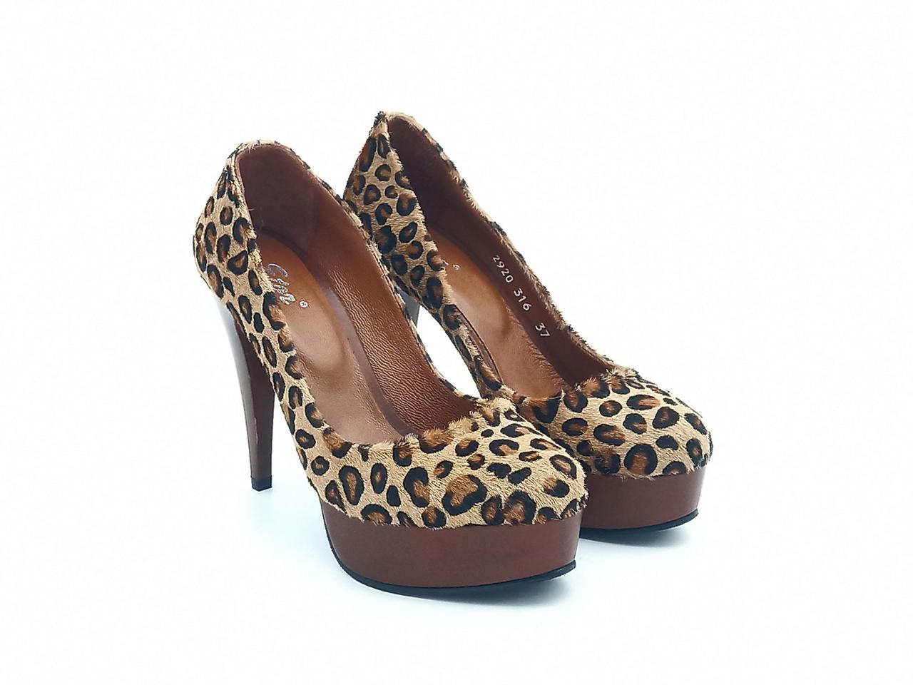 Туфлі Etor 2920 рудий