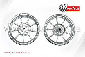 Диск легкосплавний 10" Honda Dio/Fit/Tact (сірий)