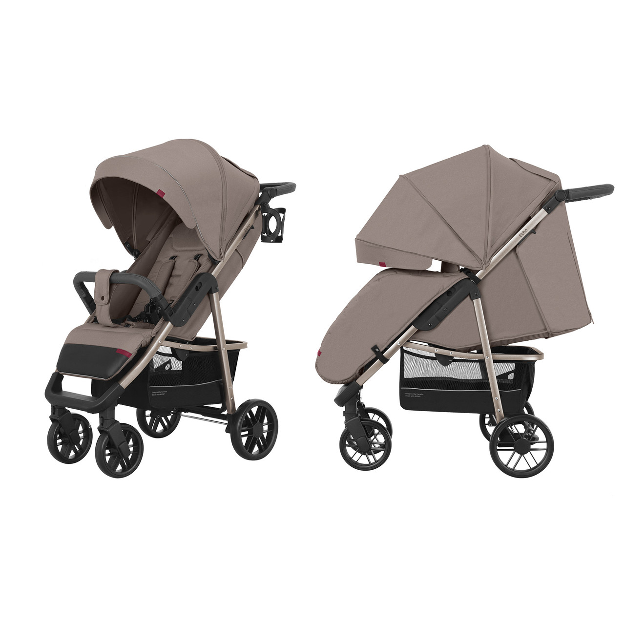 Прогулянкова коляска CARRELLO Echo CRL-8508 Camel Beige | коляска карелло ехо бежева