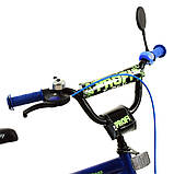 Велосипед дитячий двоколісний Profi Y16225-1 16" зростання 100-120 см вік 4 до 7 років салатовий, фото 2