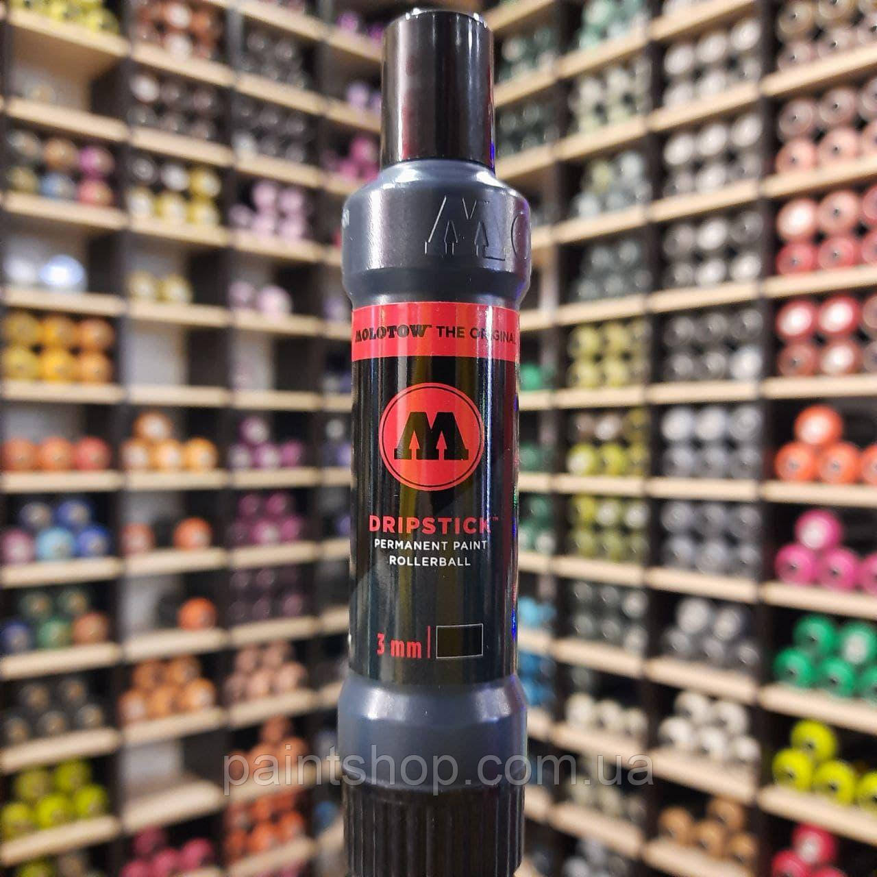 Маркер-сквізер Molotow 862DS RollerBall Signal Black (Чорний) 3 мм
