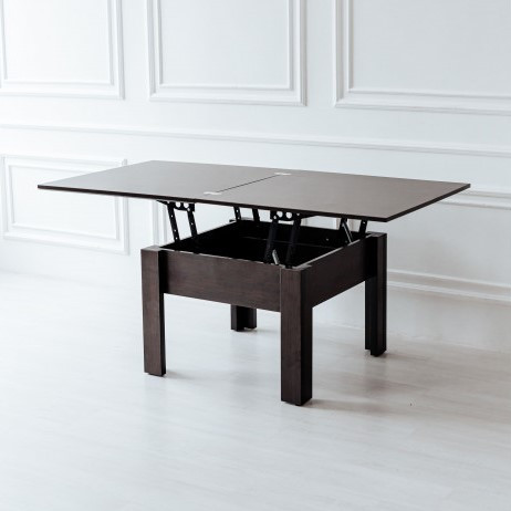 Стіл-трансформер 1 журнальний — обідній дизайнерський із підіймальним механізмом Luxe Studio, фото 1