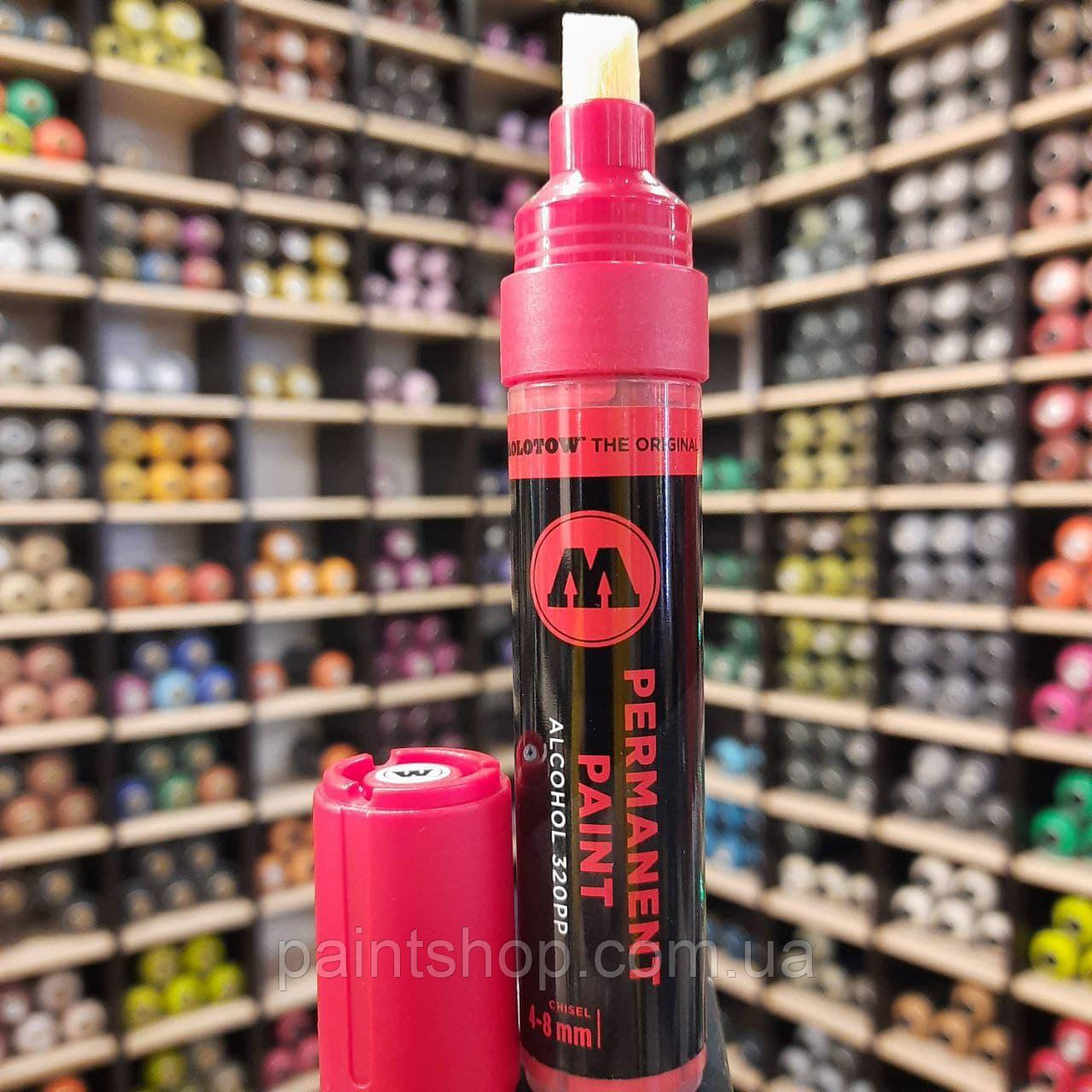 Маркер спиртовий Molotow 320PP Traffic Red (Червоний) 4-8 мм