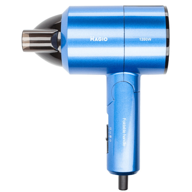 Потужний якісний складаний фен для сушки і укладання волосся Magio MG-151 з дифузором