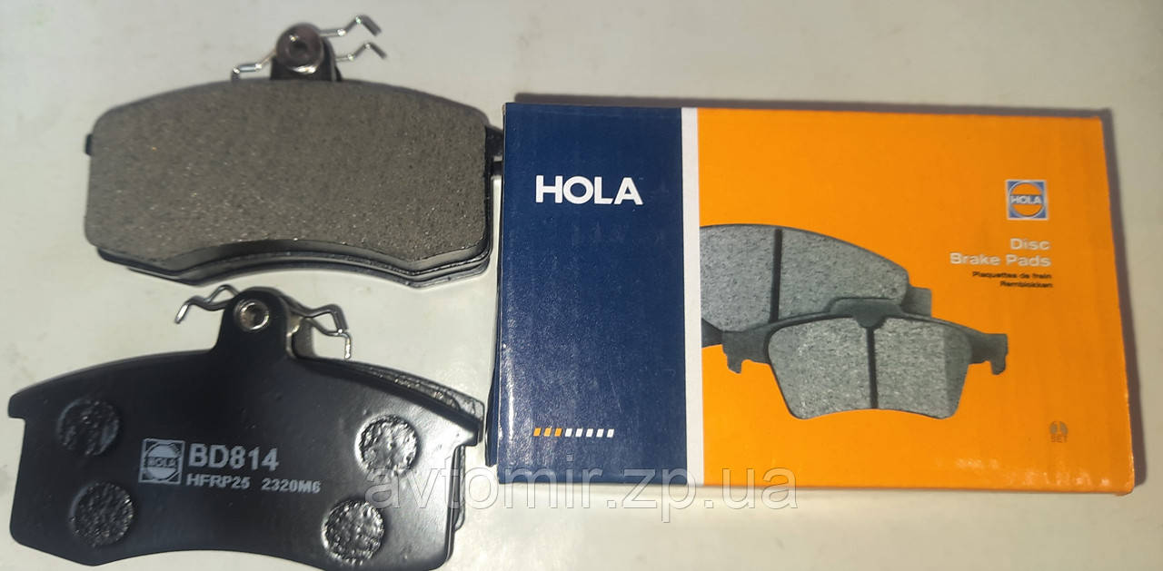 Колодки гальмівні передні Ваз 2108-21099,2113-2115 HOLA