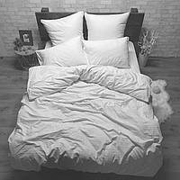 Постільна білизна Євро Бязь 100% бавовна Біла полоска