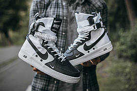 Чоловічі кросівки Nike Air Force SF "Black\White"