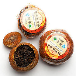 Пресований Пу Ер "Мандарин", прес у мандарині (25 г/штука) Османтус