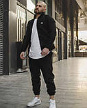 Чоловічий спортивний костюм M956 чорний XL, XXL, фото 3