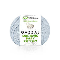 Gazzal ORGANIC BABY COTTON (Газзал Органик Бейби Коттон) № 417светло-голубой (100% органический хлопок