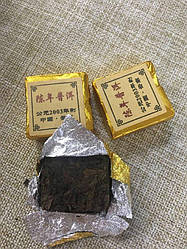 Пресований Пуер витриманий ШУ "Кубик" 6 г NORMAL Османтус