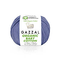 Gazzal ORGANIC BABY COTTON (Газзал Органiк Бейбi Котон) № 428 світлий джинс (Пряжа 100% органічна бавовна)