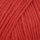 Gazzal ORGANIC BABY COTTON (Газзал Органiк Бейбi Котон) №432 червоний (Пряжа 100% органічна бавовна), фото 2