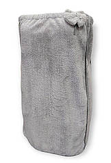 Парео (рушник) жіноче банне мікрофібра "Бантик" сіре, Sauna Pro