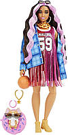 Кукла Барби Экстра Модница в баскетбольном трикотажном платье Barbie Extra Doll #13 in Basketball Jersey Dress