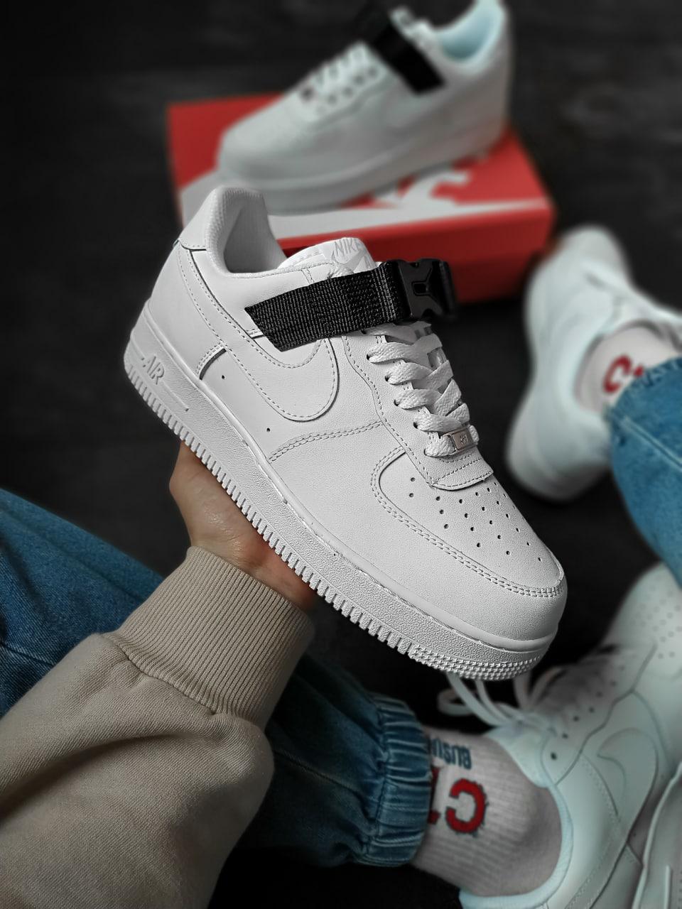 Чоловічі кросівки Nike Air Force 1 White low | Найк Аір Форс Низькі 1