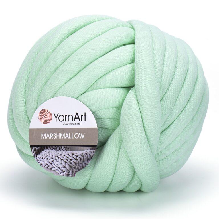 YarnArt Marshmallow 917 зелена м'ята (Пряжа Маршмеллоу)