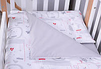 Змінний постільний комплект Baby Veres Bear house для ліжечка 120х60 см, фото 3