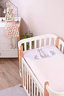 Сменный постельный комплект Baby Veres Summer Bunny pink для кроватки 120х60 см, фото 5