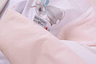 Сменный постельный комплект Baby Veres Summer Bunny pink для кроватки 120х60 см, фото 7