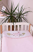 Комплект постільної білизни в ліжечко Baby Veres Flamingo pink 3 одиниці, фото 5