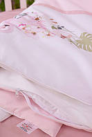Комплект постільної білизни в ліжечко Baby Veres Flamingo pink 3 одиниці, фото 8